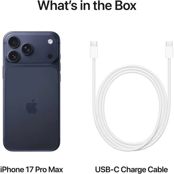 Apple iPhone 17 Pro Max 1TB Deep Blue 5G (Nano SIM + eSIM) with FaceTime – International Version - Image 2